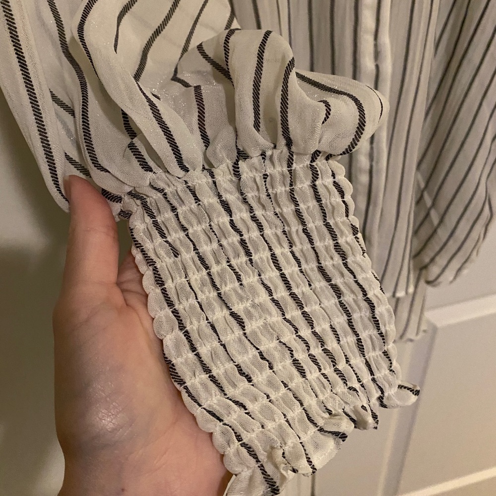 Oversized Striped Button Down - image 3